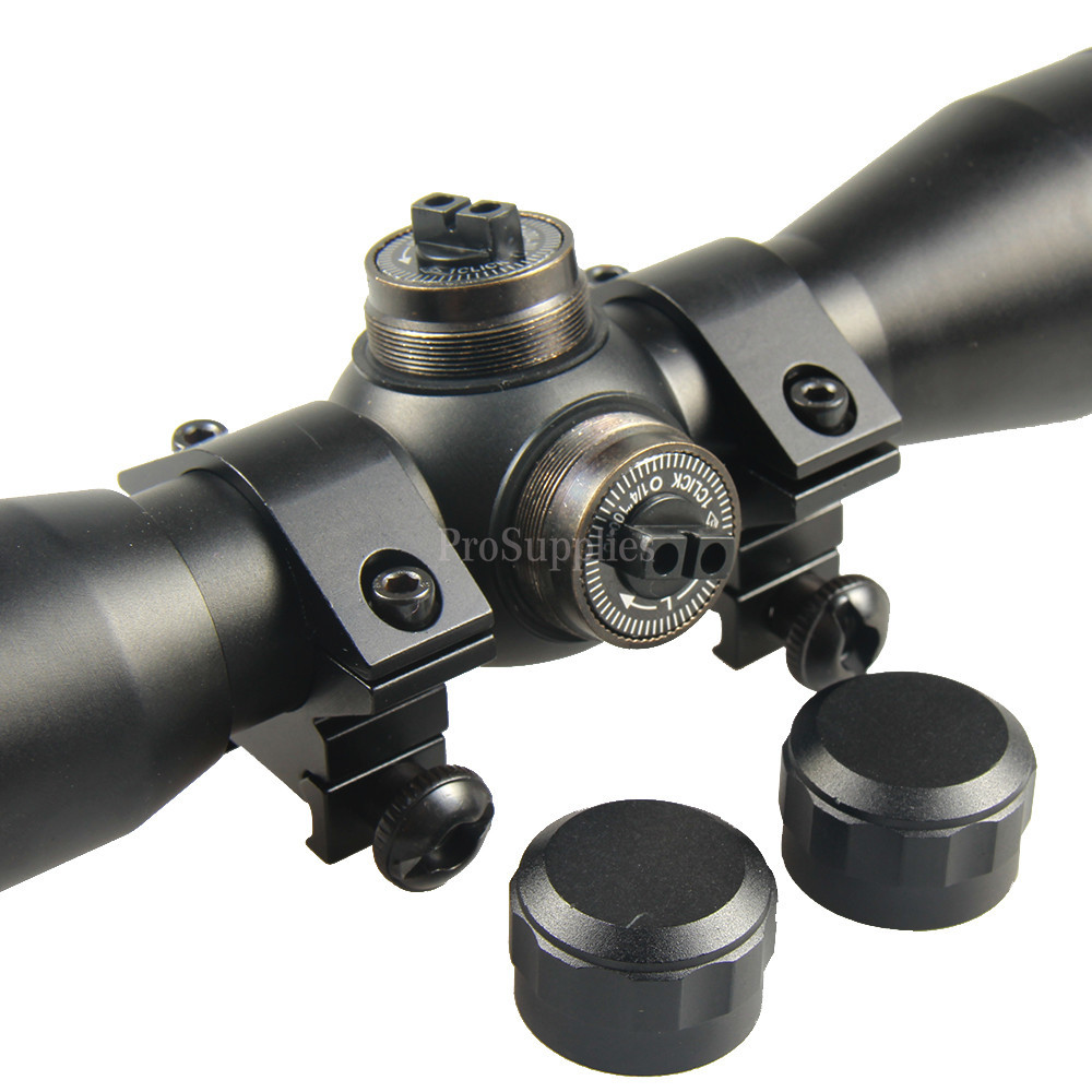 Tactical 4X32 Compact RANGEFINDER .223 .308 Scope /w Rings