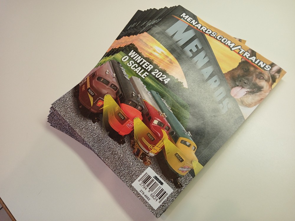 Menards Fall 2024 O Scale Train Catalog - NEW!