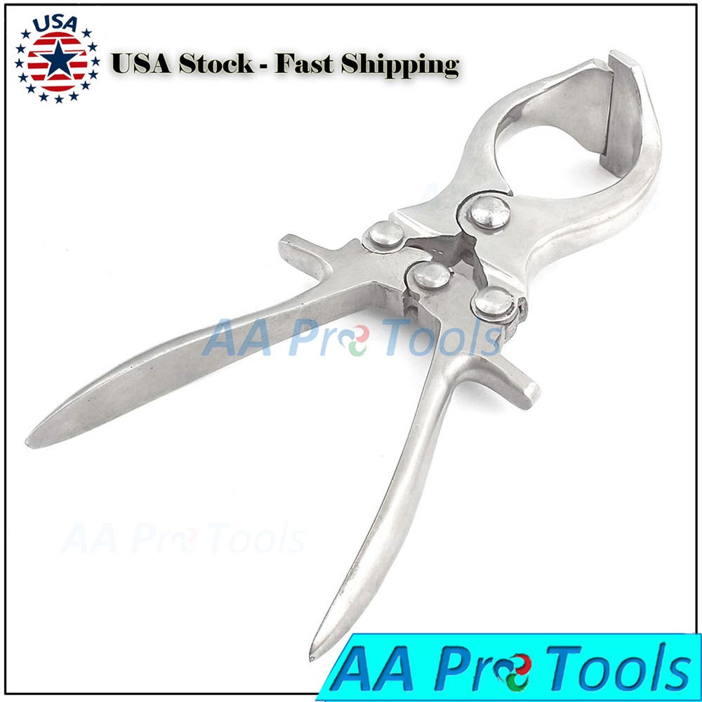 9" Castration Plier, Burdizzo Style Bloodless Emasculator Castration