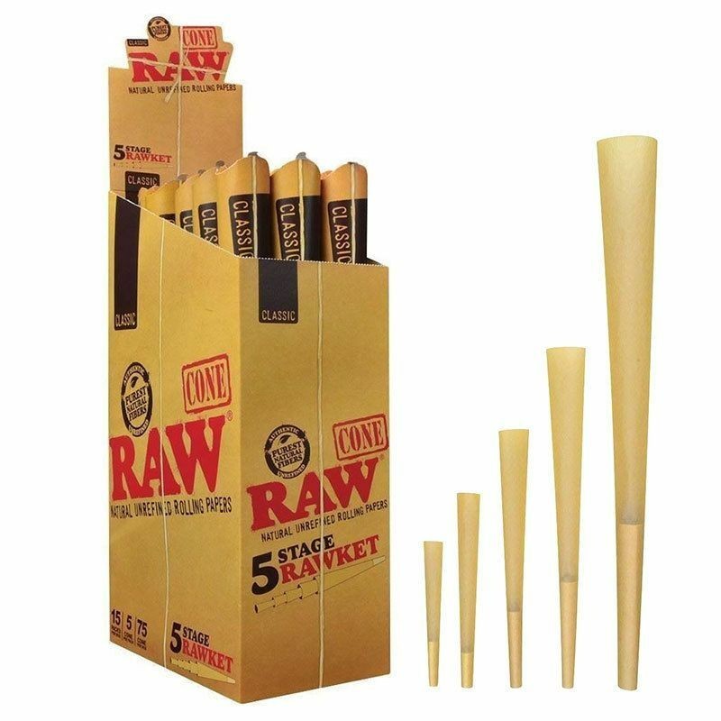 RAW Classic 5 Stage RAWKET Pack- Full Box