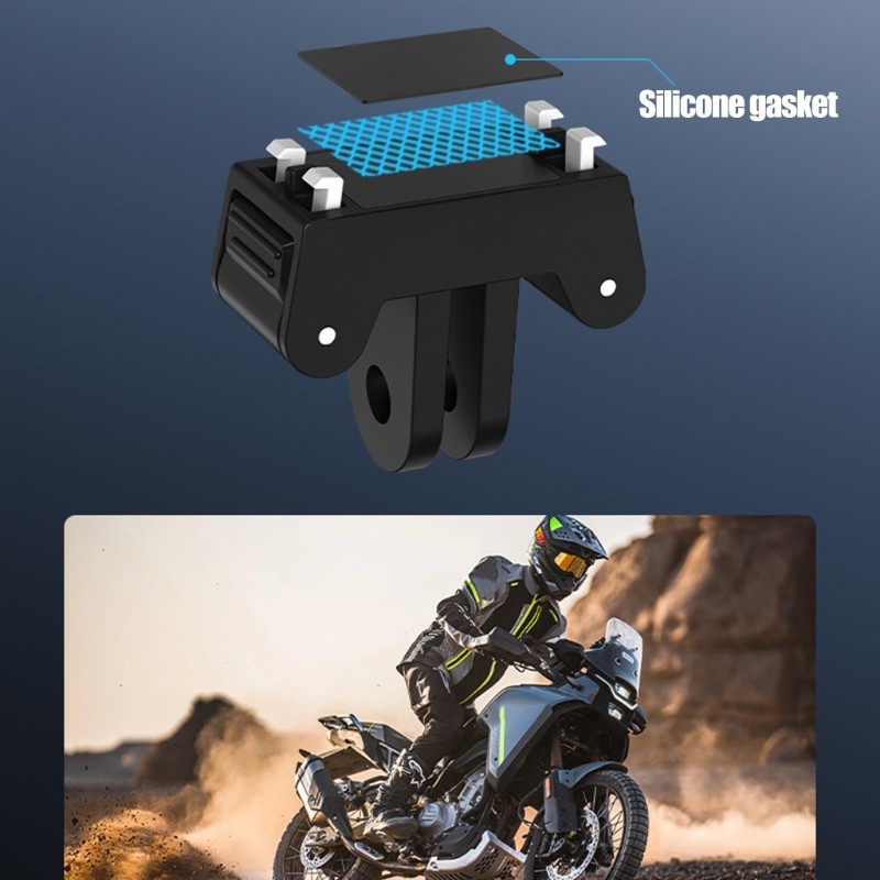 Adapter Mount For 2 Action Camera Quick Release Mount Extension