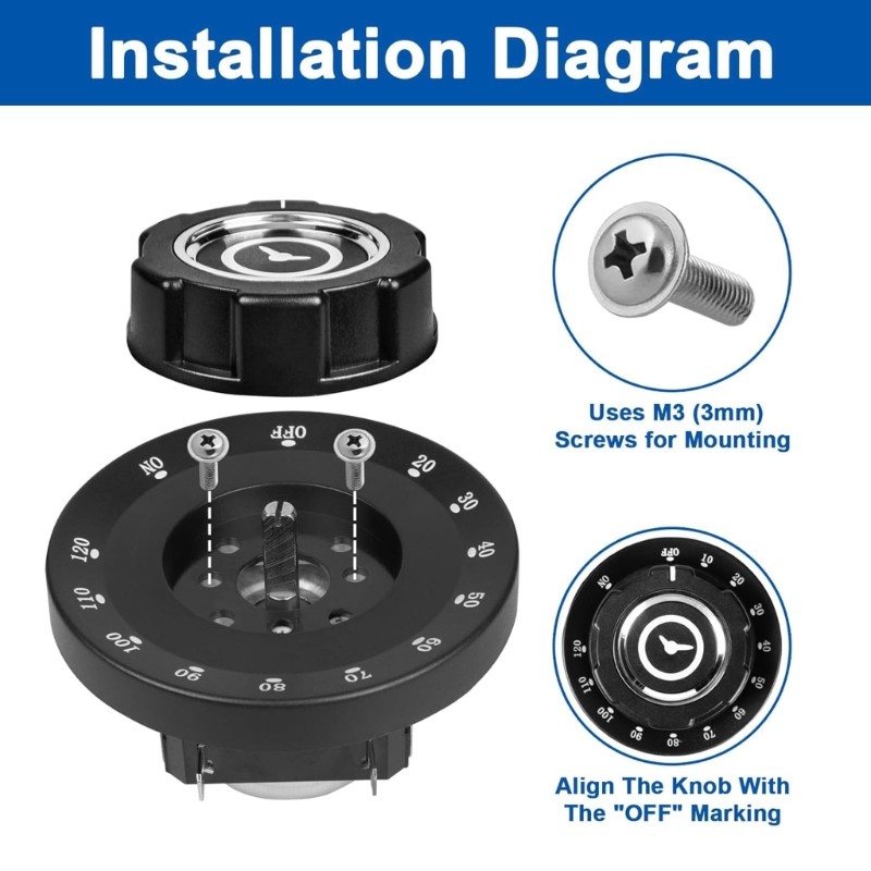 Adjustable Settings Microwave Oven Timer Adjustable Cooking Timer Knob