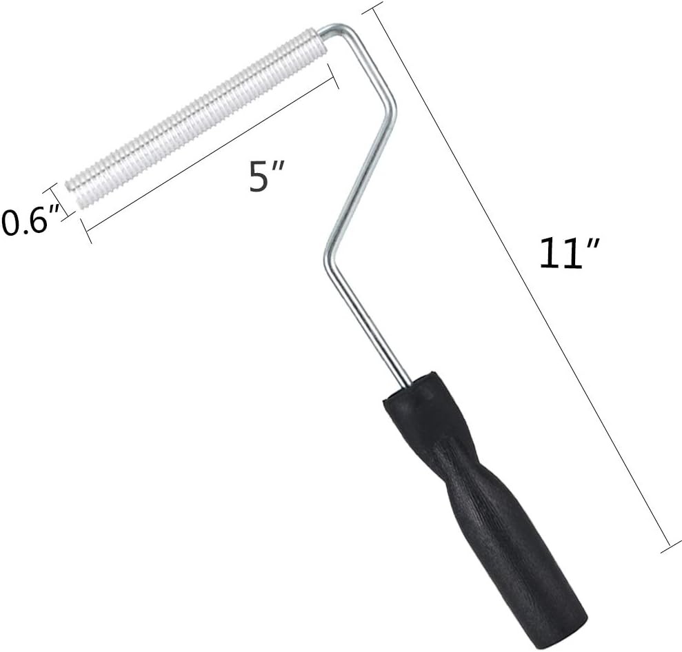 Fiberglass Roller Tools Kit, 4pcs Resin Laminating Bubble Set