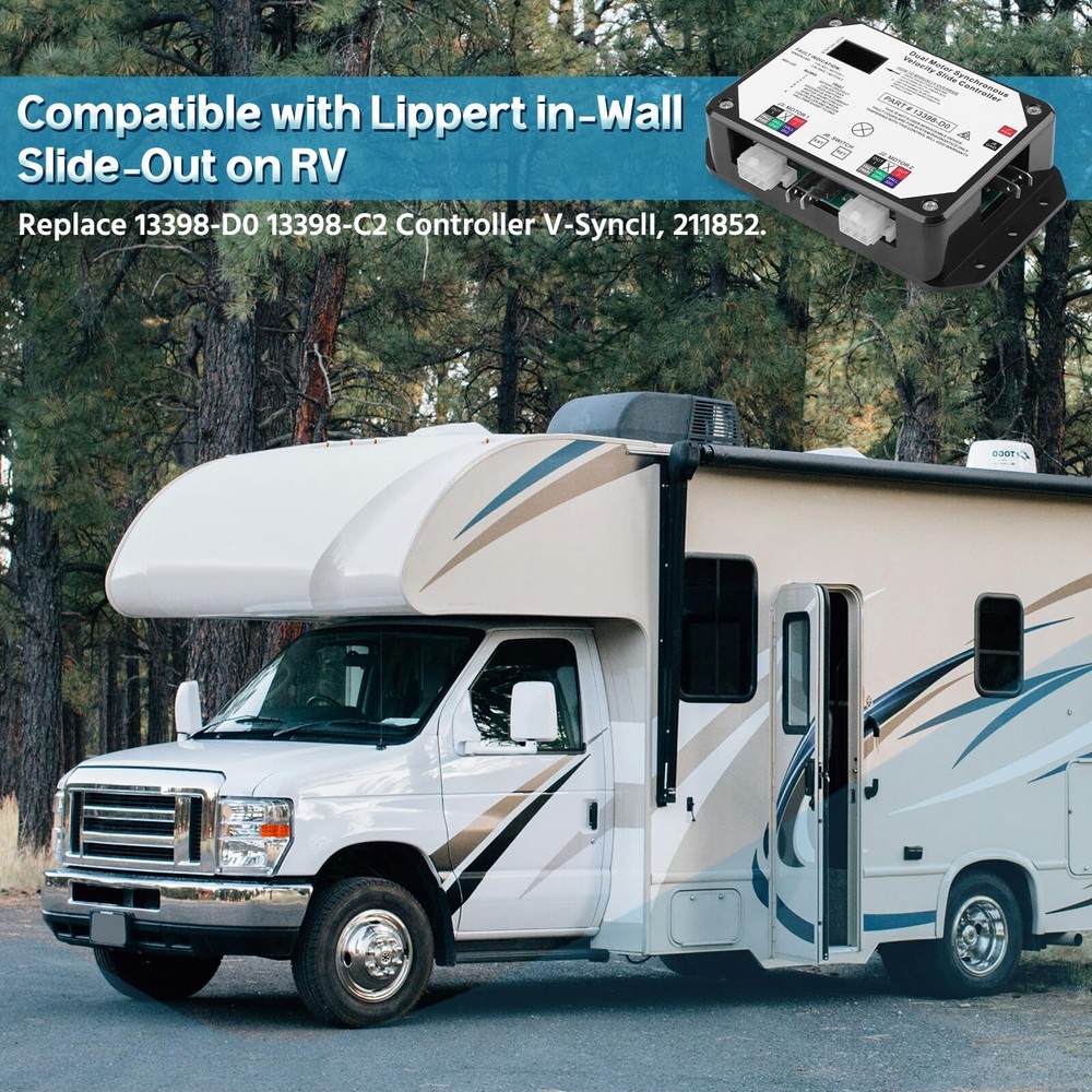 Dual Motor Velocity Slide Controller For Lippert 13398-D0 13398-c2 V-Sync II