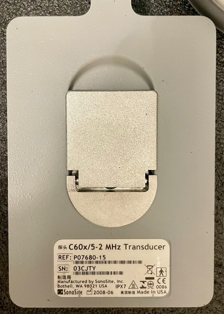 Sonosite C60x Curved Array Probe USED