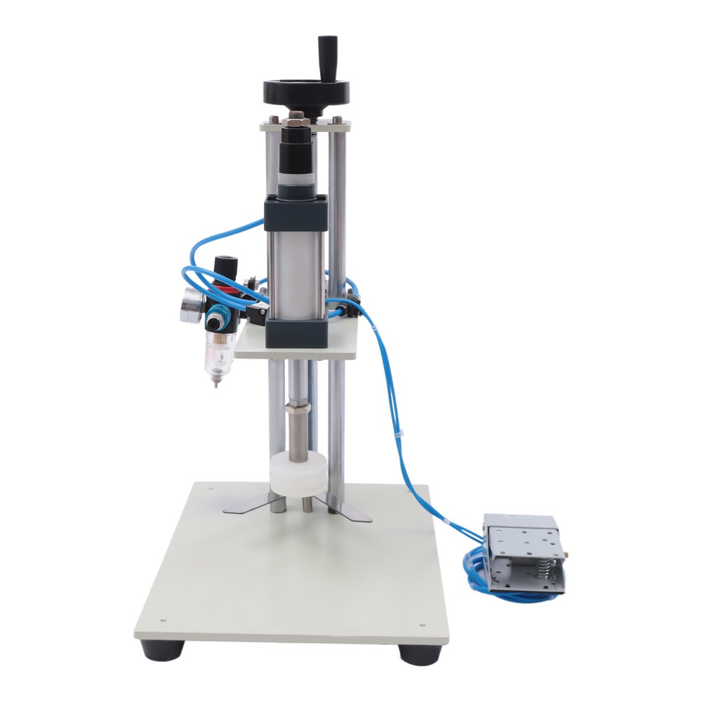 Perfume Bottle Capping Sealing Machine Pneumatic Crimper ​Lid Cap Machine 800W