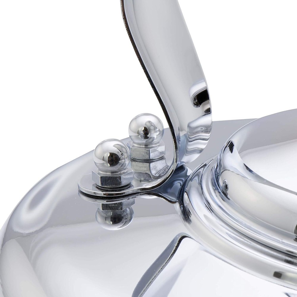 Simplex Kettles Buckingham Solid Plated 1.9 Quart Whistling Tea Kettle