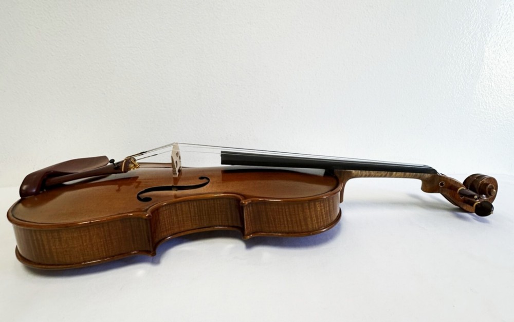 VIOLA 16" SIZE, PROFESSIONAL SETUP + DOMINANT STRINGS + AUBERT BRIDGE +CASE+BOW