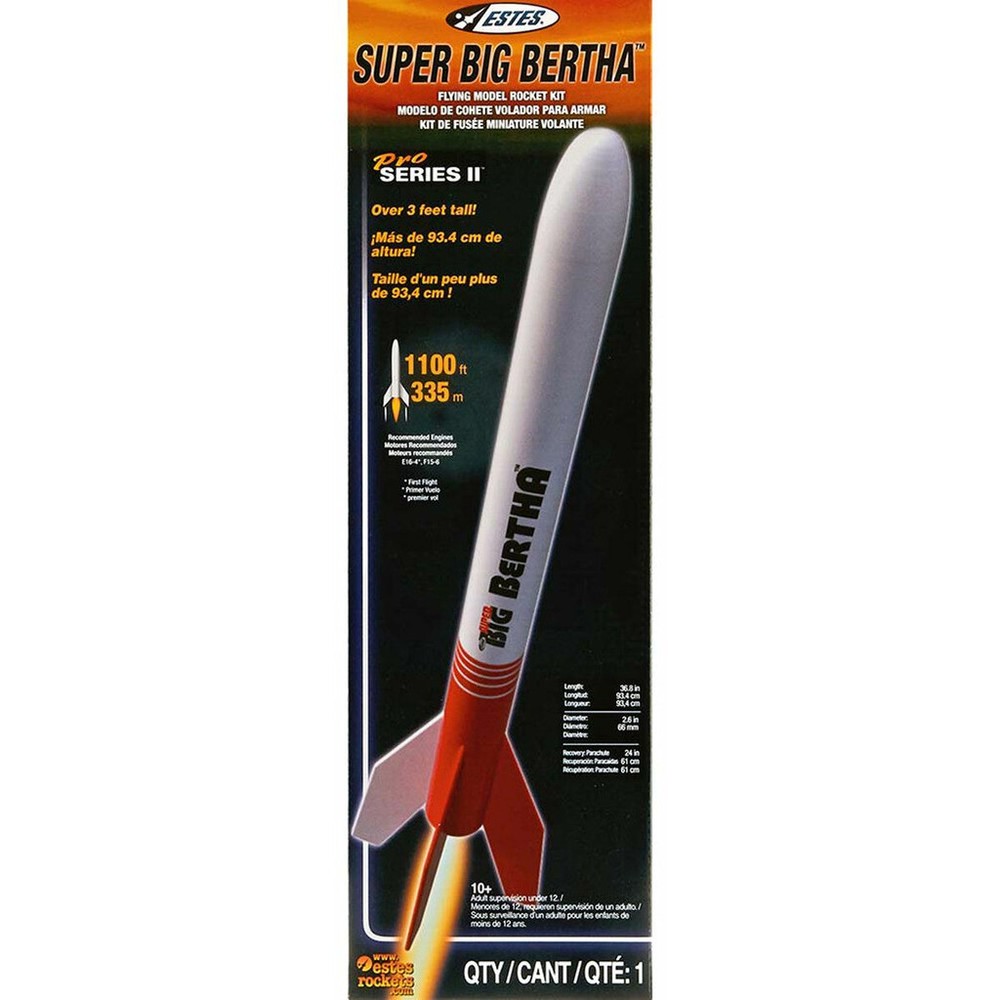 Estes 9719 Super Big Bertha Rocket Kit Skill Level 5