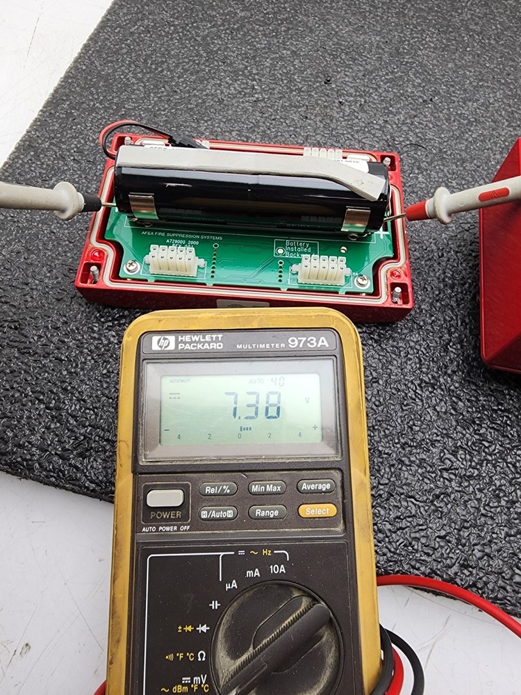 AFEX Fire Suppression Systems Control Unit Panel A729000 Good Battery