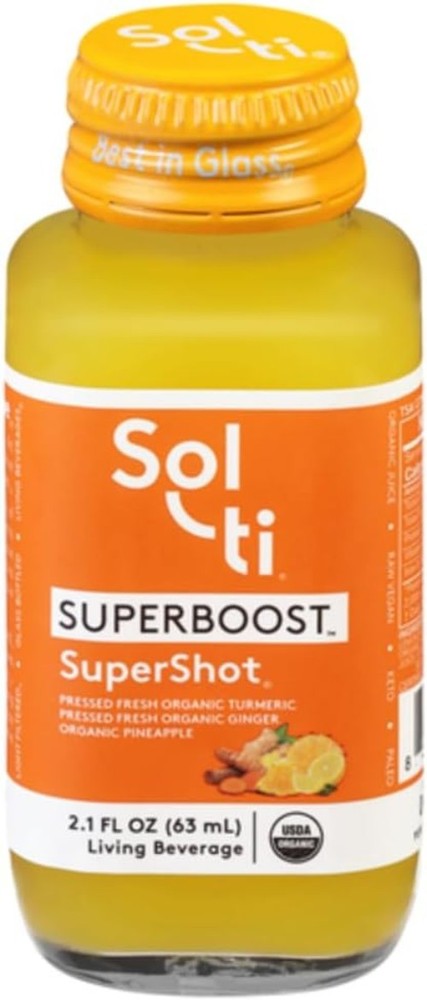 Nutritious Cold-Pressed Juice Blend - Superboost Flavor, 12 Pack, 2.1 oz Bottles