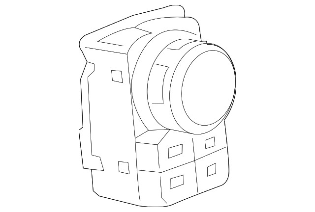 Genuine GM Jet Black Ride Control Switch 84503663