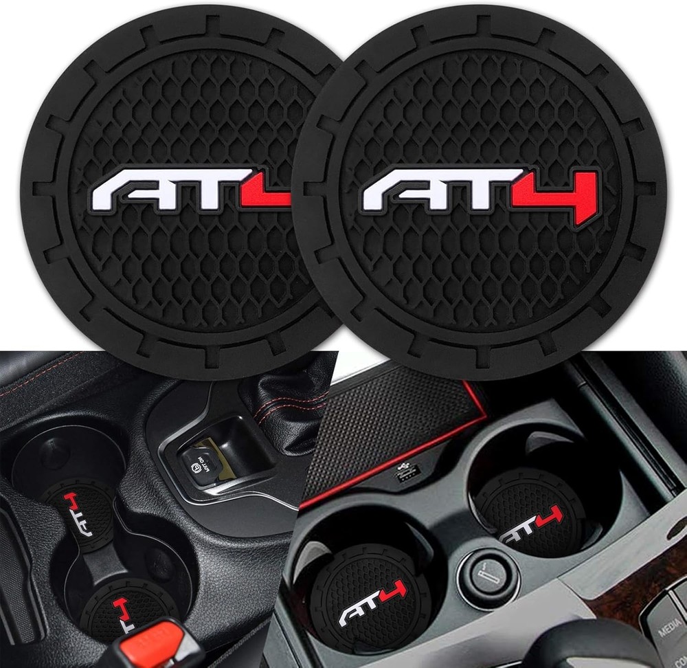 2 Silicone Cup Holder Coasters for Car