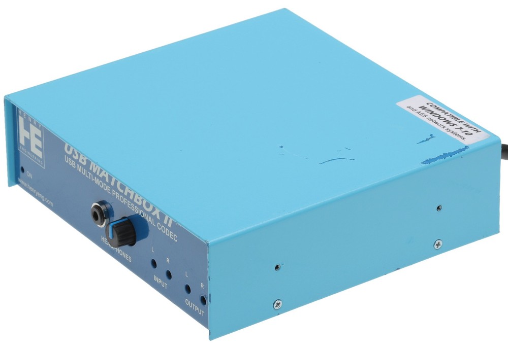 Henry Engineering USB Matchbox II Broadcast AES Digital & Balanced Analog Audio