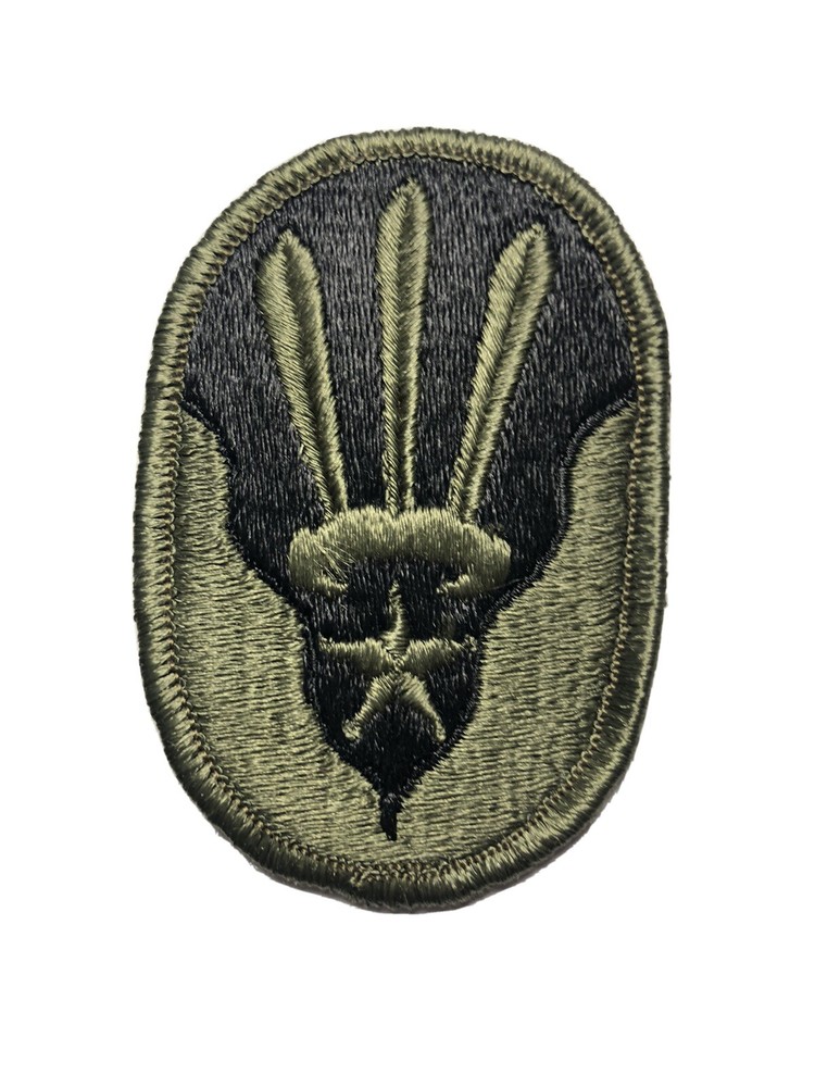 123rd Army Reserve Command (ARCOM) Subdued U.S. Army Shoulder Patch Insignia
