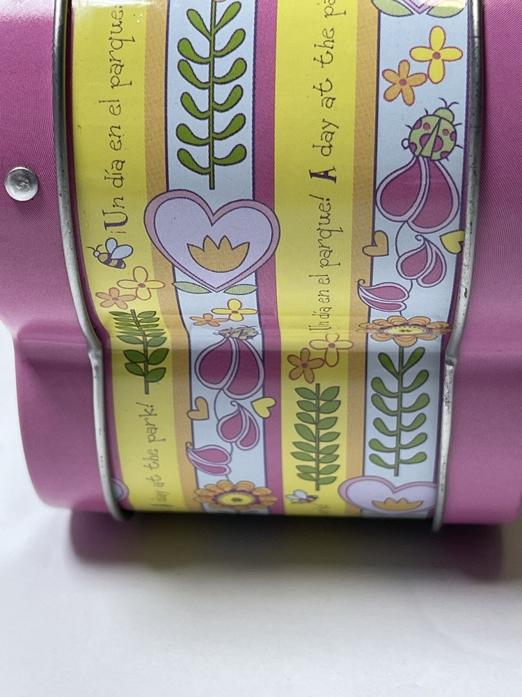 2012 Dora The Explorer Tin Box Co. w Handle Collectible Case