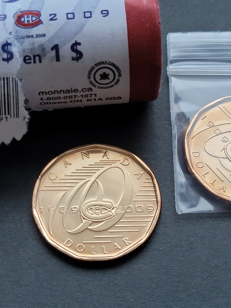 ***  CANADA  LOONIE  2009  ***  MONTREAL  CH  ***  FROM  MINT  ROLL  ***