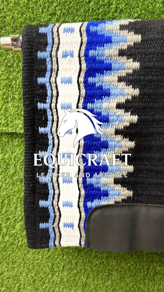 Western Show Saddle Blanket | Handwoven 100% NZ Wool Pad All Sizes