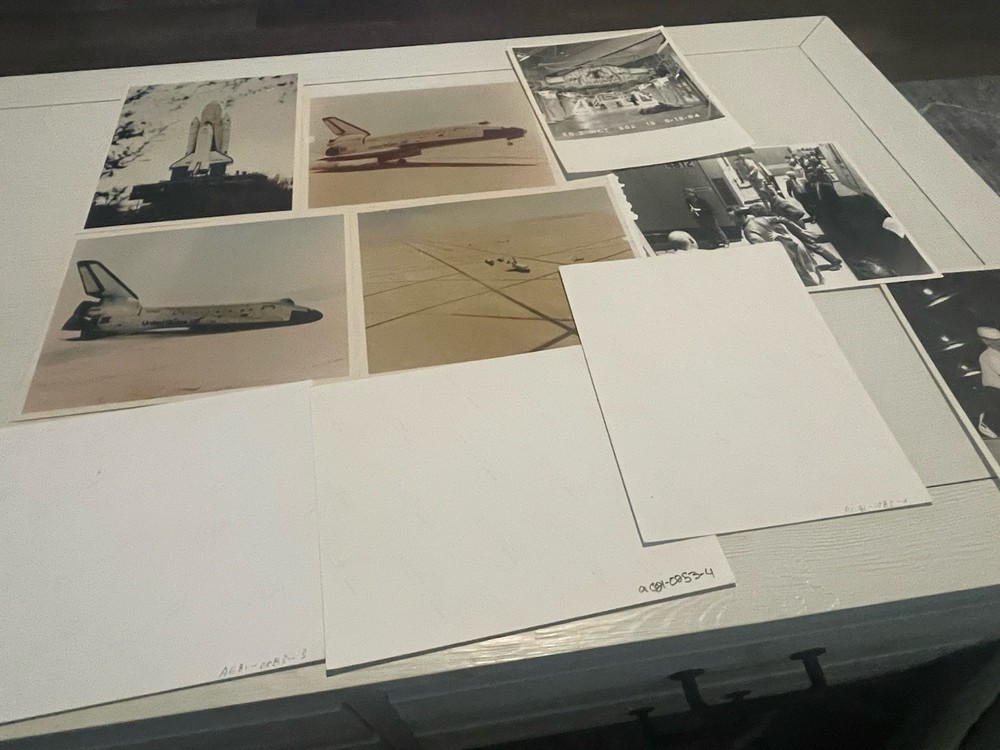 NASA Space Shuttle Columbia Photographs Astronauts Testing Training Edwards AFB