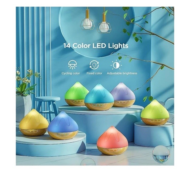 Essential Oil Diffuser for Home: 500ML Aroma Diffuser