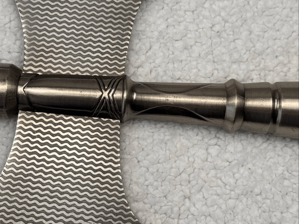Double Blade Medieval Fantasy Fighting Axe