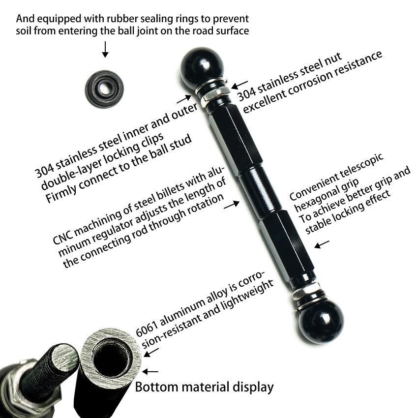 MERCEDES BENZ E CLASS ADJUSTABLE LOWERING LINKS SUSPENSION KIT W211 E55 E63 E500