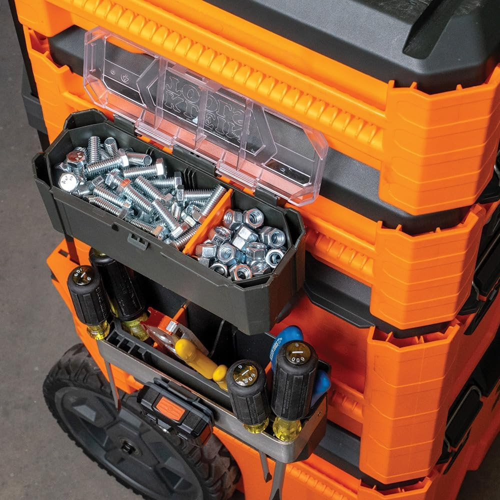 Klein Tools 54815MB Modbox Parts Bin, Modular Tool Storage System Side Mounting