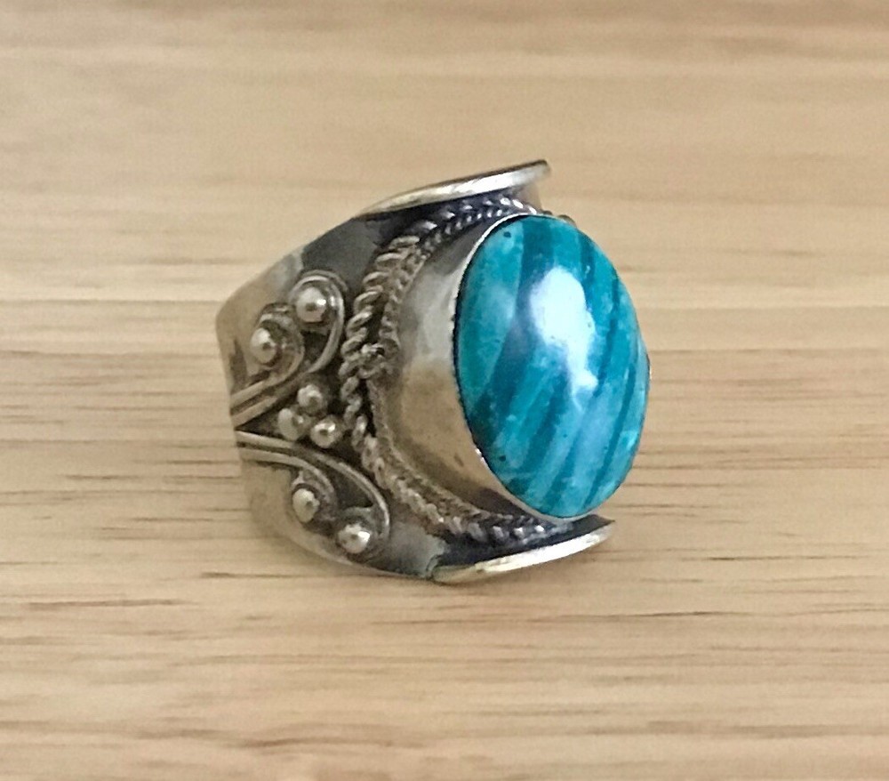 Tibetan Malachite Ring