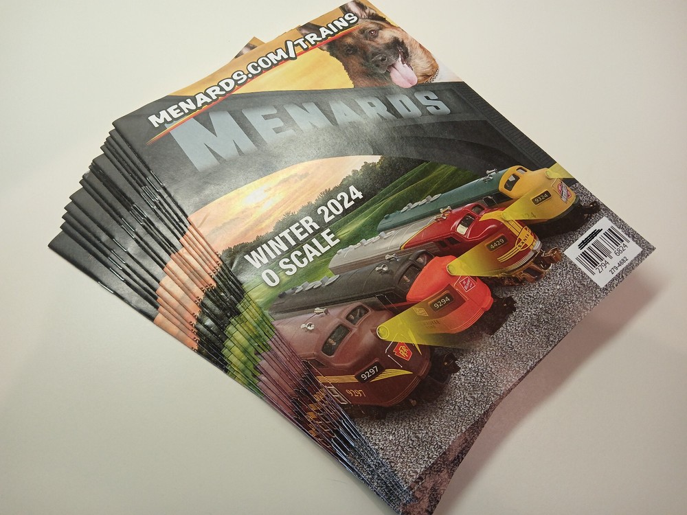 Menards Fall 2024 O Scale Train Catalog - NEW!