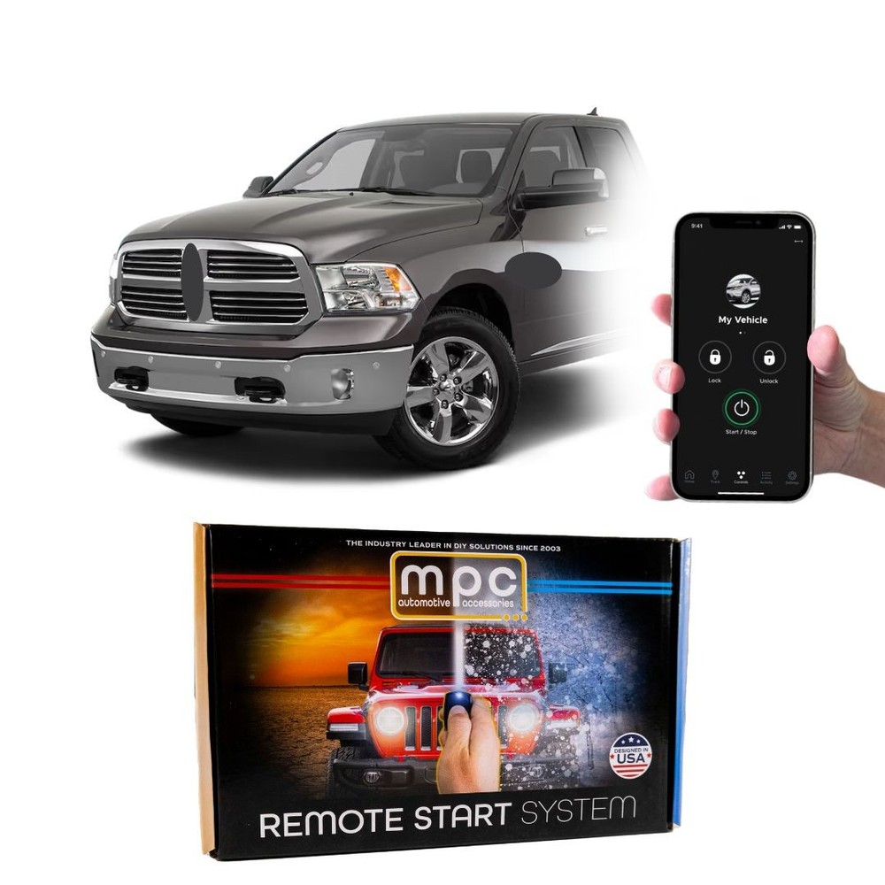 Smartphone or OEM Activated Remote Starter For 2013-2017 RAM 1500