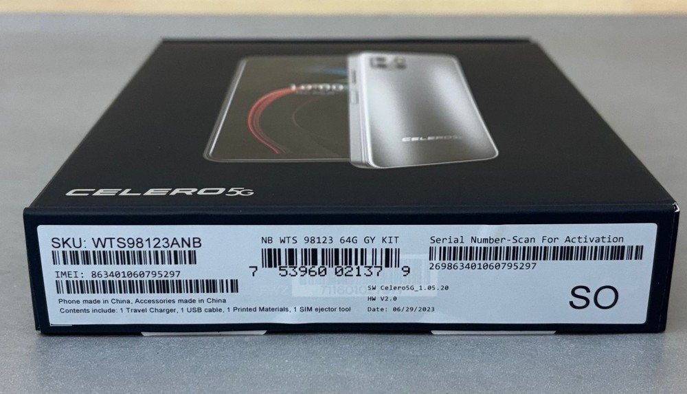 Boost Mobile Celero 5G Phone 64G 6.5" *Locked*