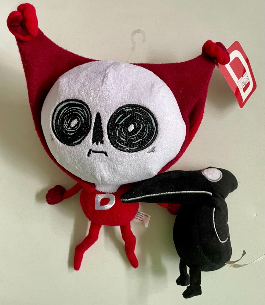 DC Nation Deadman and Crow 8.5" Plush 2-Pack DCU OOP New NWT