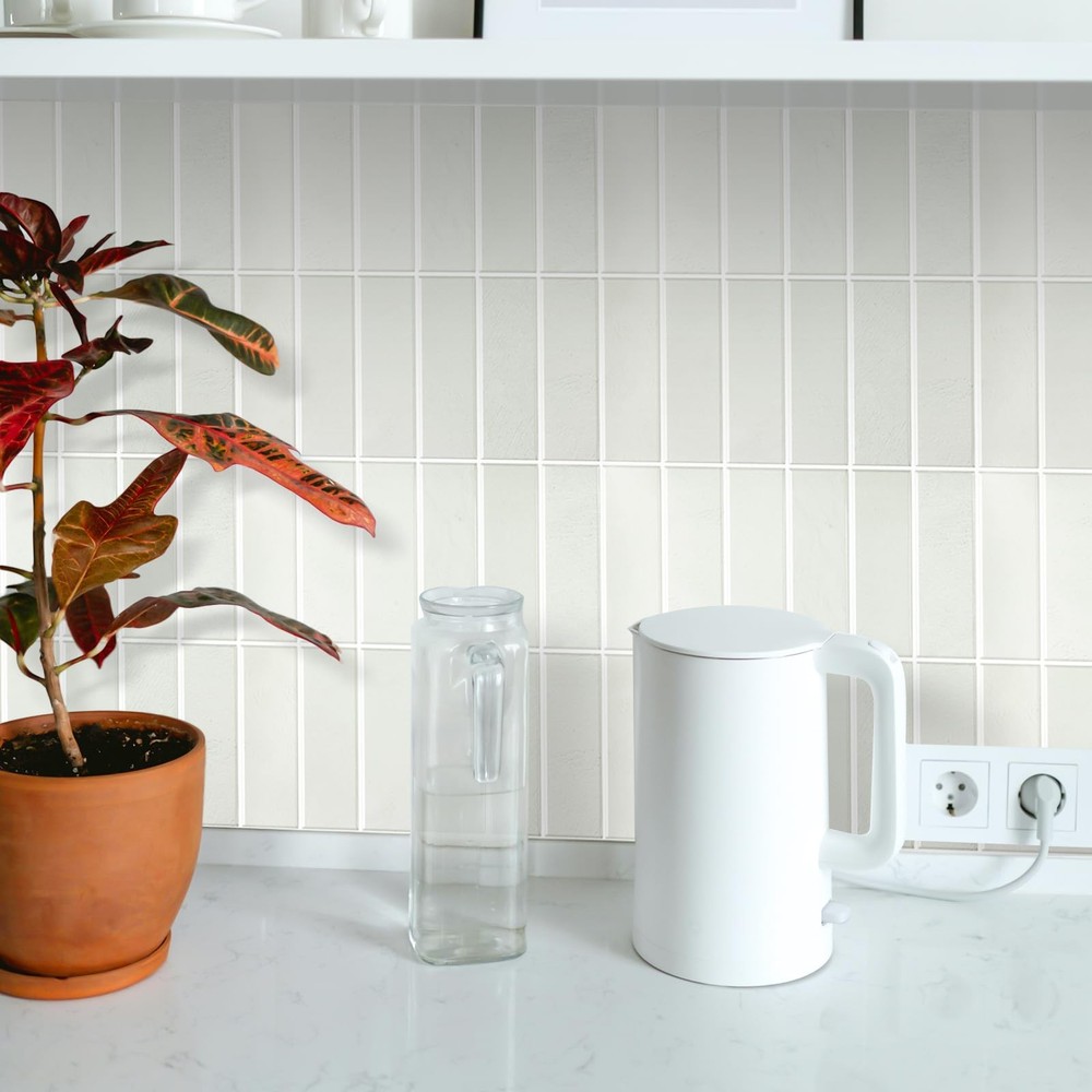 5 Pack Peel and Stick Backsplash Subway Tiles, Extra Thick 3D Wall Panels, He...