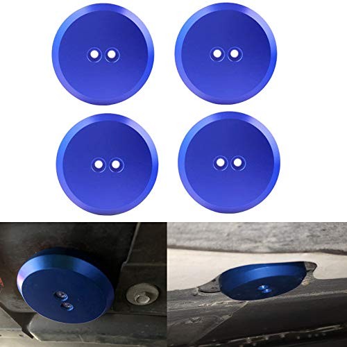 Jack Pad Adapter Billet Anodized for Corvette C7/C6 Bolt on Jack Points Blue