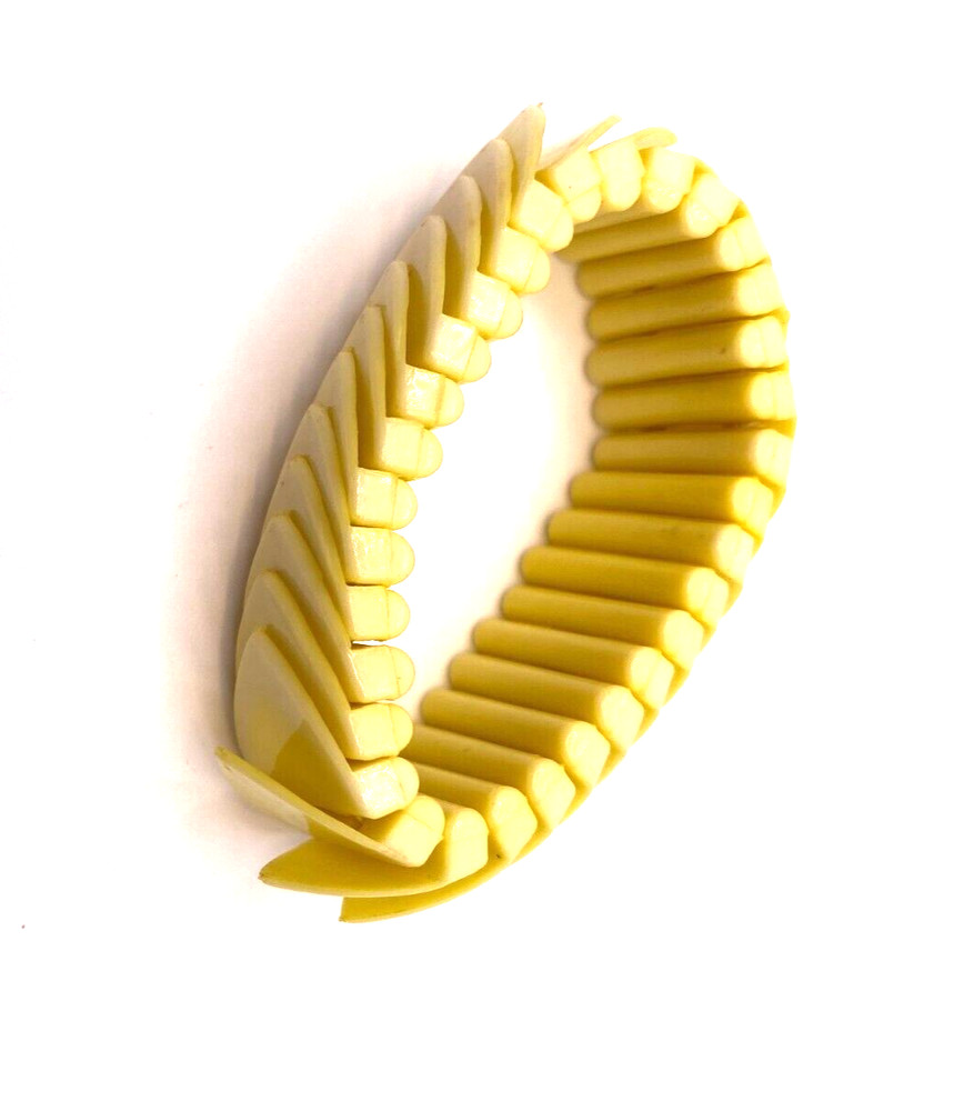 Mid-century acrylic stretch bracelets