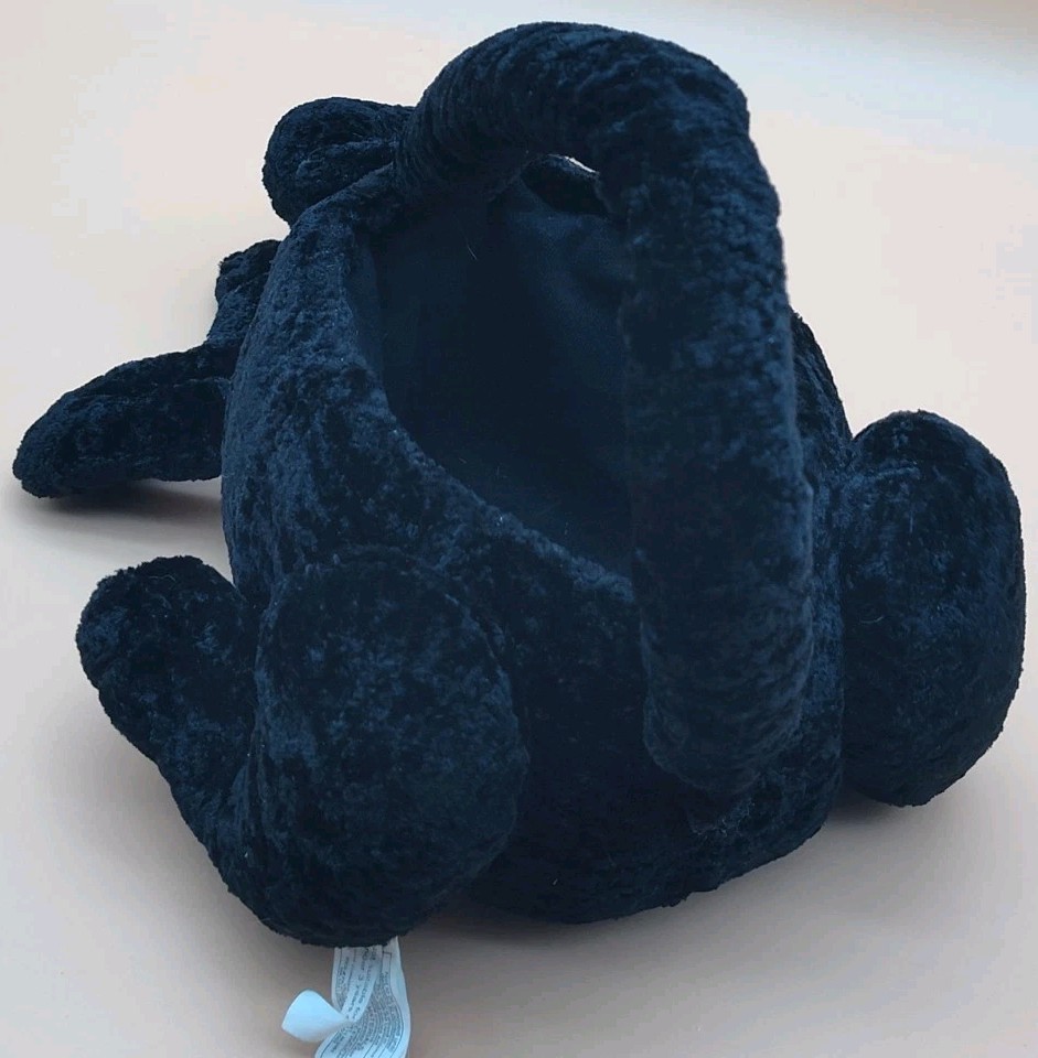 Halloween Plush Black Cat Basket
