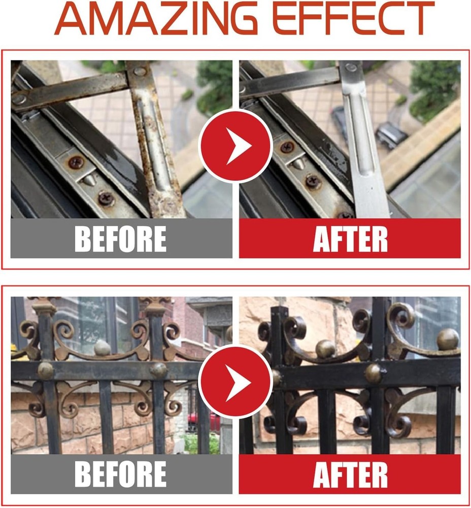 Rust Conversion Agent 300g, Multi-Functional Anti-Rust Paint, Black