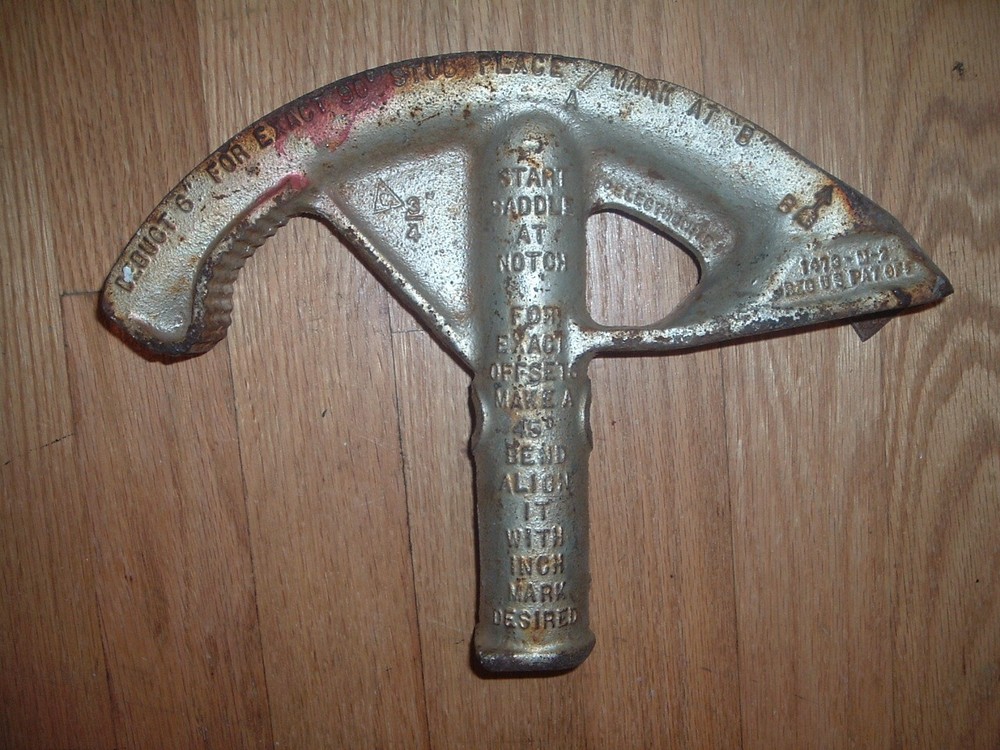 Electrunite 1473-M-2 Conduit Pipe Bender 3/4" Head