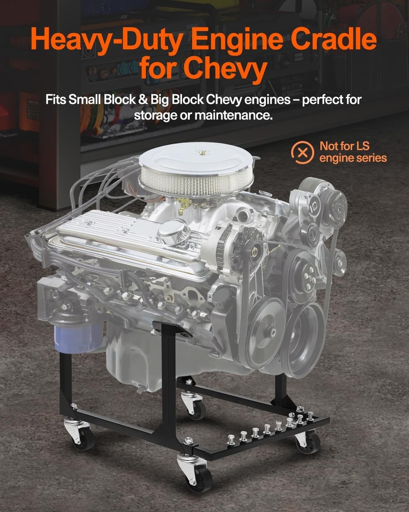 JY Performance Engine Cradle Stand 750 LBS Chevy