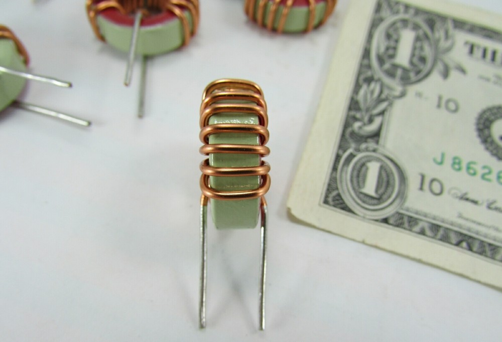 5 Large Copper Wire Wound Ferrites, Chokes Filters,Toroids Inductors Electronics