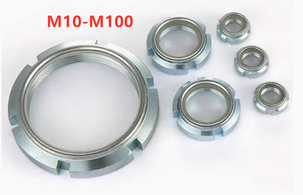 Round Slotted Nylon Insert Self-Locking Nut Select the Size