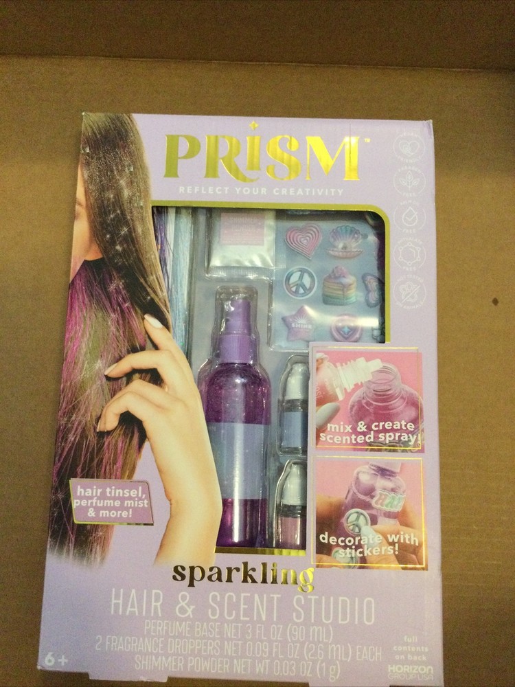 Prism Sparkling Hair & Scent Studio Kit Kids Ages 6+ NEW