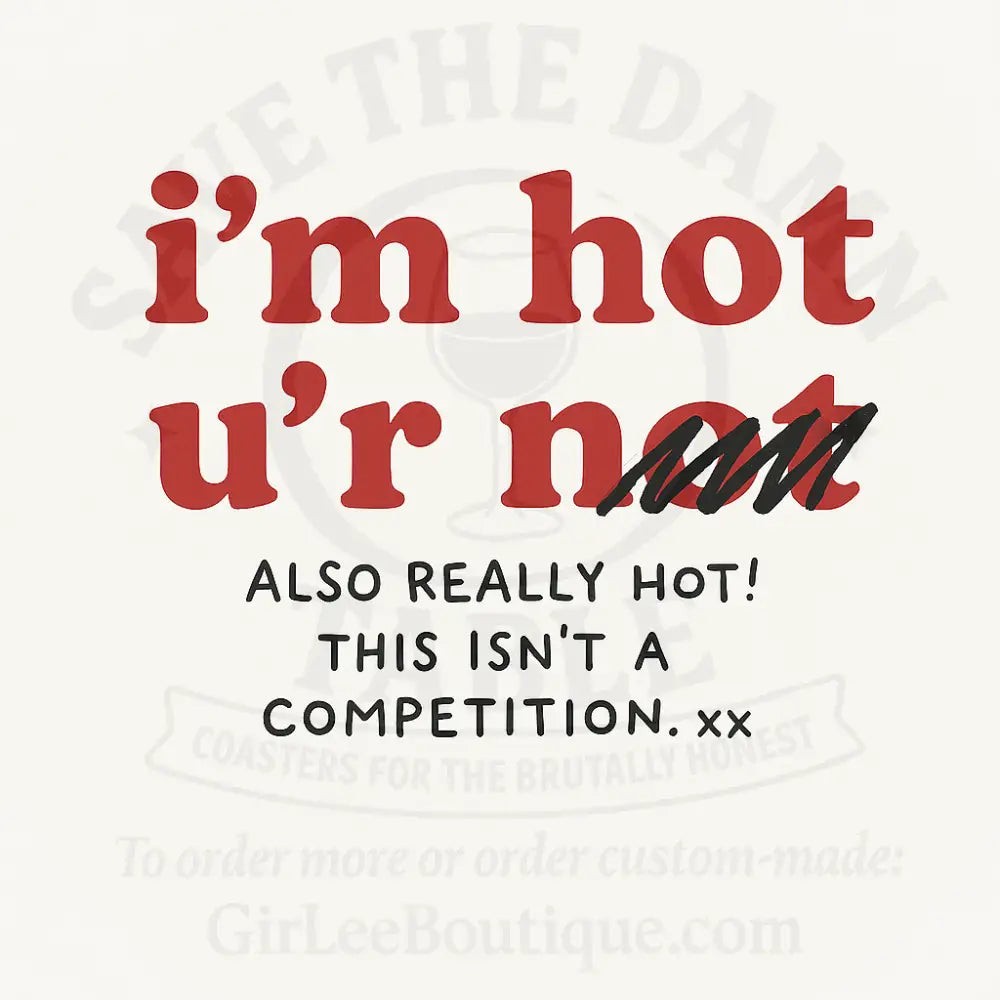 Handmade Coaster: Hot and Humble