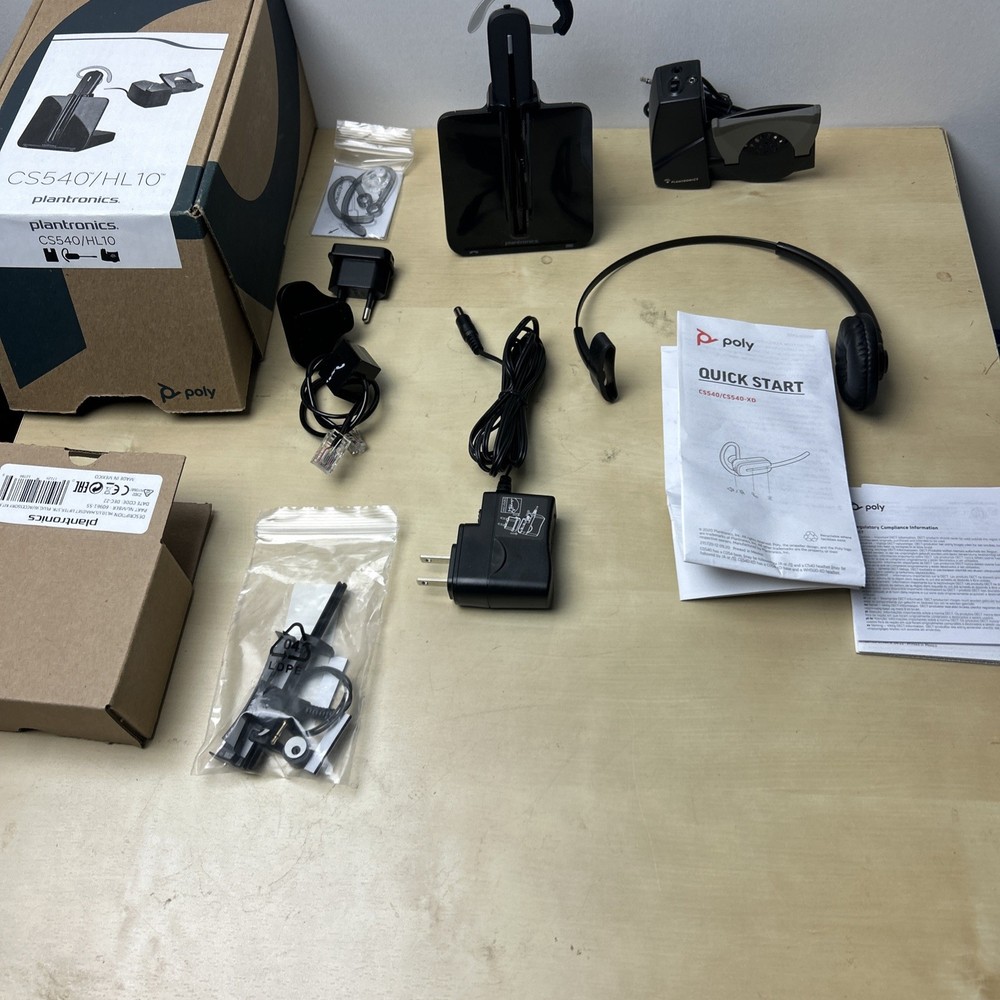 Plantronics CS540/HL10 Bundle Used (Please Read)