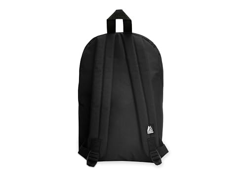 Luggage Basic Backpack, Medium Black