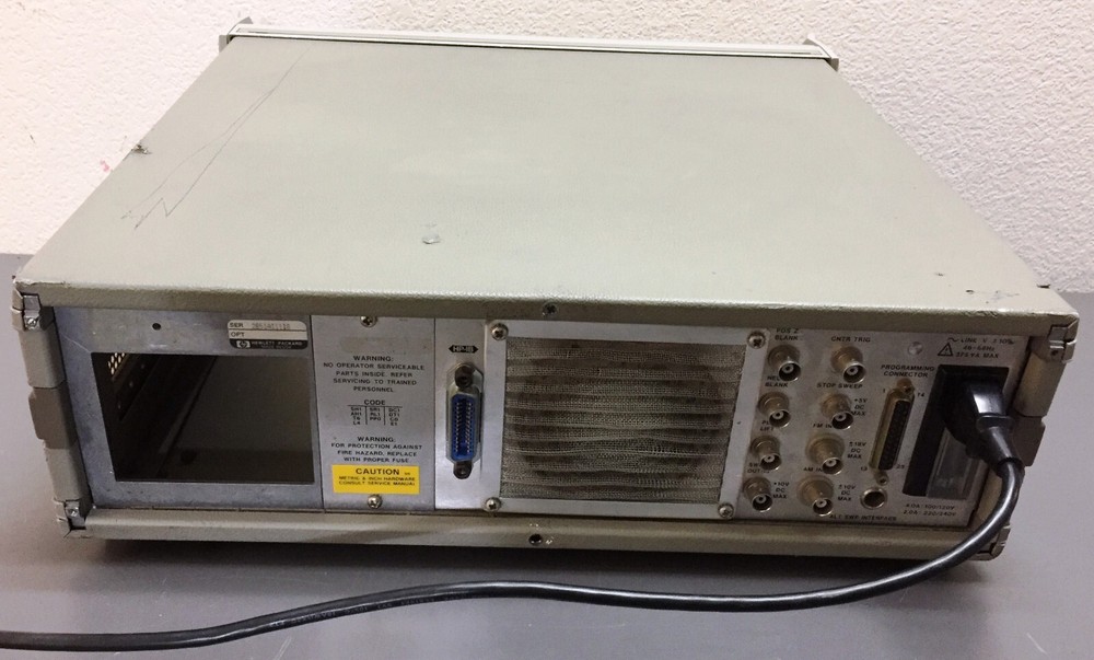 HP 8350B Sweep Oscillator Mainframe without Plug-In