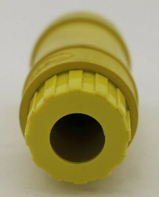 Hubbel NEMA 5-20 Yellow Straight Blade Connector