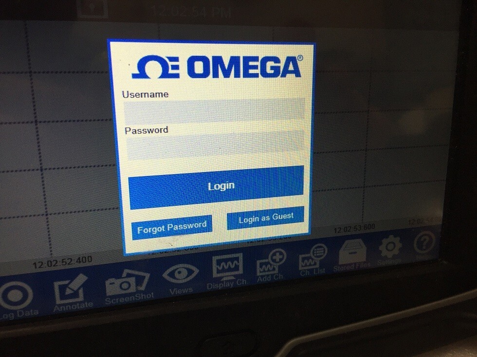 Omega Engineering OM-DAQXL-2-NA 8 or 16 Channel Universal Input Touch Screen Dat