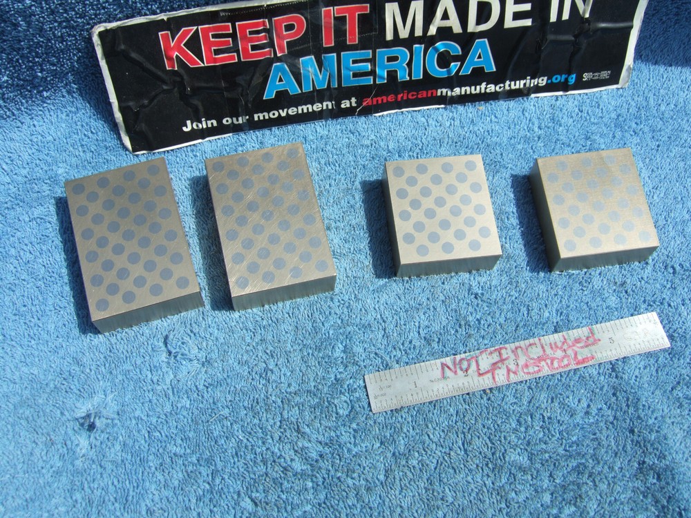 MAGNETIC TRANSFER BLOCKS US MADE FRESH GROUND w/HERMANN SCHMIDT MSB TOOLMAKER