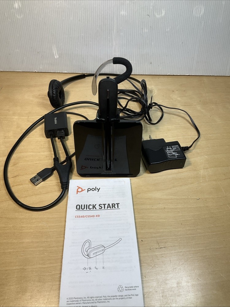 Plantronics C054A Base + WH500 WIRELESS HEADSET Bluetooth